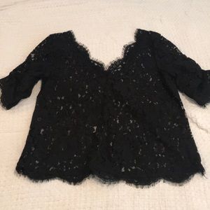 Joie lace deep v top